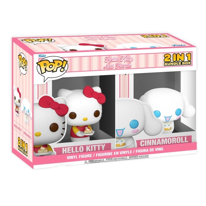 hello kitty - hello kitty & cinnamoroll 9cm - funko pop! 2 pack