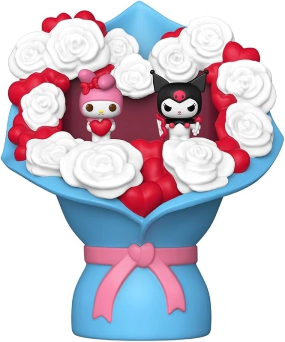 hello kitty - my melody & kuromi - funko pop! bitty bouquet