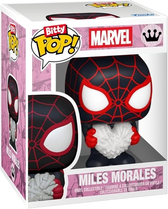 marvel - miles morales & ghost spider - funko pop! bitty bouquet