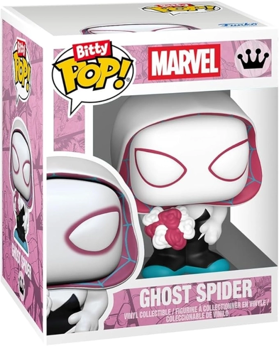 marvel - miles morales & ghost spider - funko pop! bitty bouquet