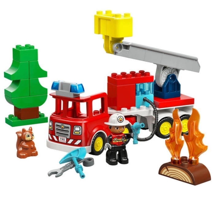 10473 - autopompa con manichetta e pompiere