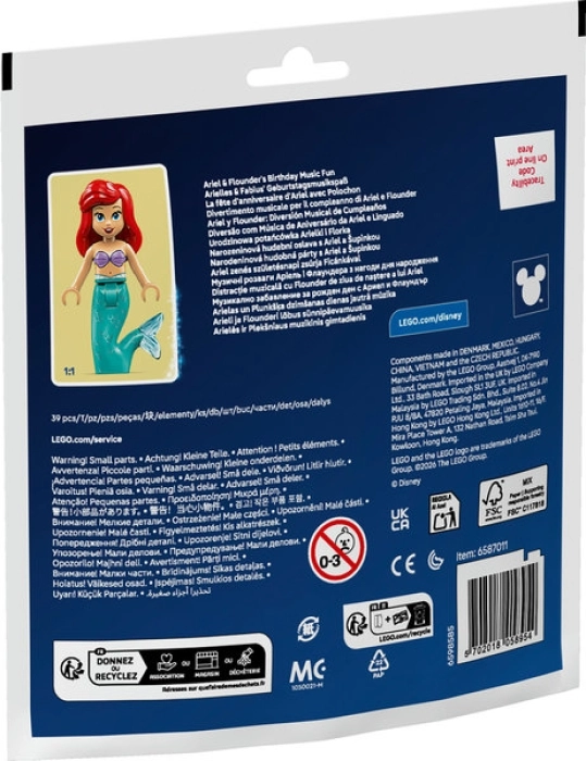 30720 - divertimento musicale per il compleanno di ariel e flounder