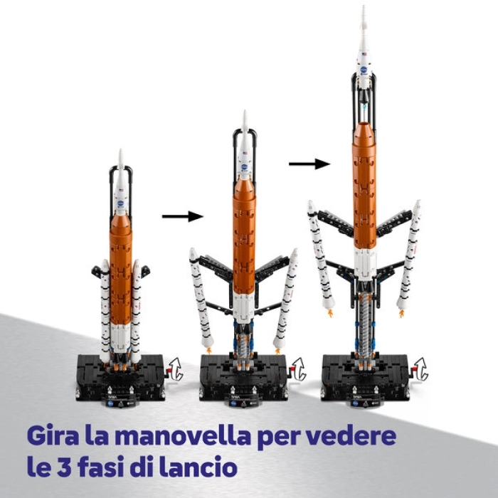 42221 - sistema di lancio spaziale razzo nasa artemis