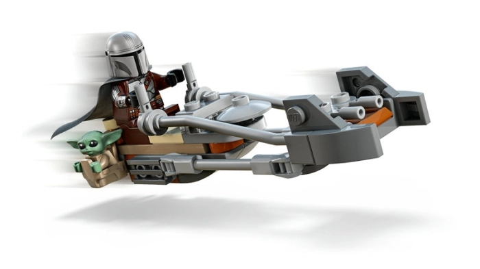 75436 - speeder bike&trade; del mandaloriano e di grogu