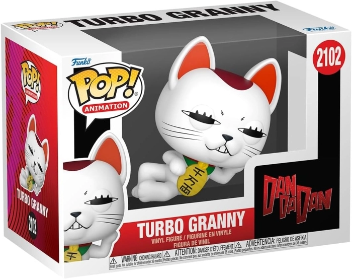 dandadan - turbo granny cat 9cm - funko pop! 2102
