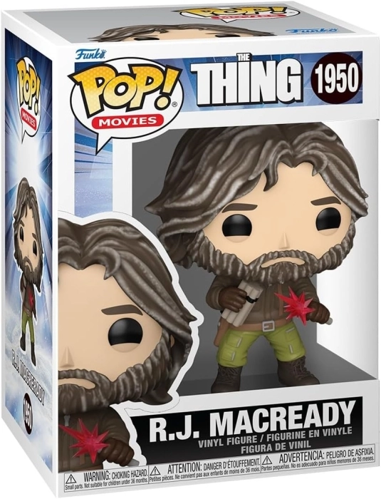 movies: the thing - r. j. macready 9 cm - funko pop! 1950