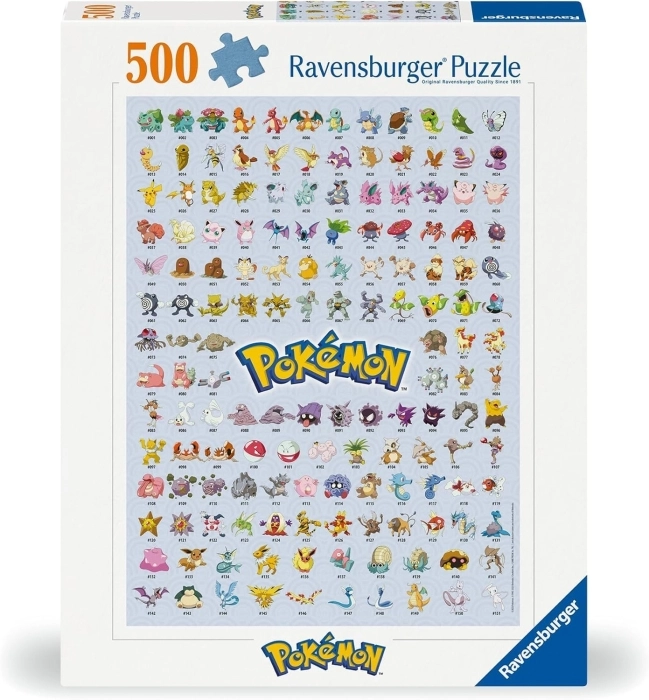pokemon - puzzle 500 pezzi