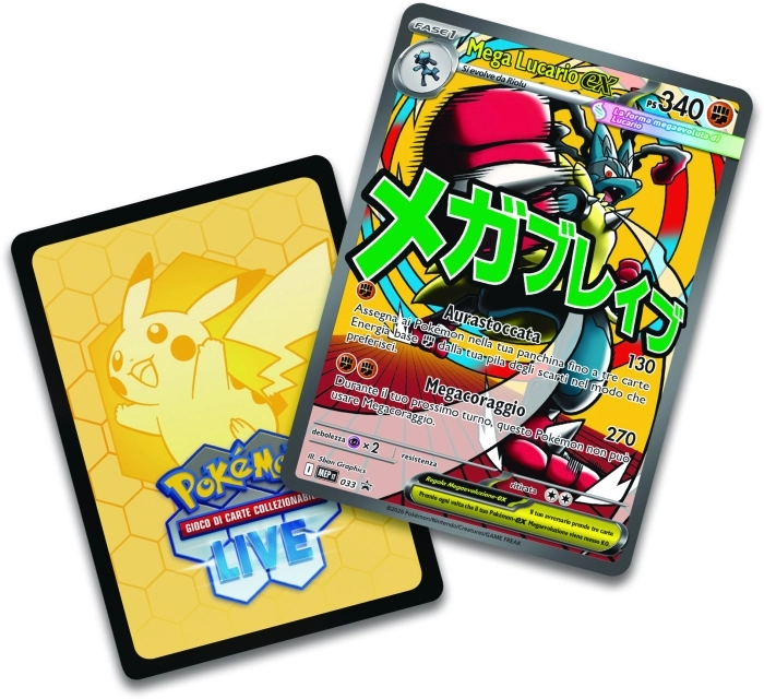pokemon - megaevoluzione ascesa eroica - collezione con poster premium (ita) - mega lucario