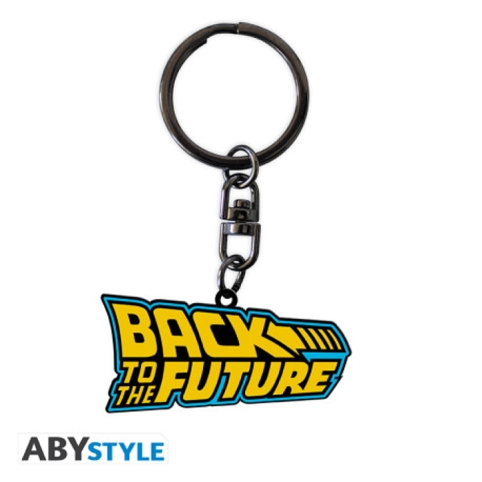 back to the future - portachiavi logo