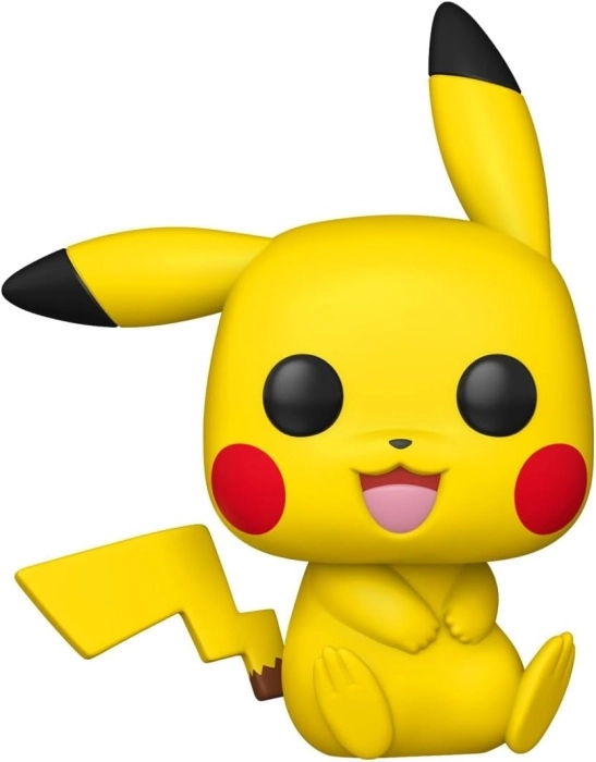 pokemon: pikachu (sitting) 25cm - funko pop!  1268 jumbo