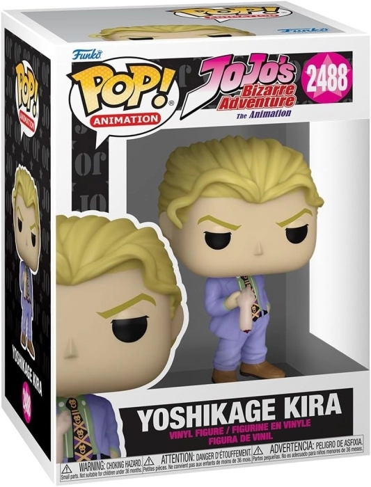 jojo's bizarre adventure: kira 9 cm - funko pop! 2488