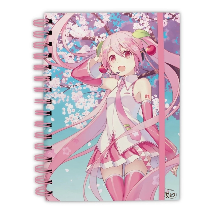 hatsune miku - cherry blossom - notebook a5 spirale