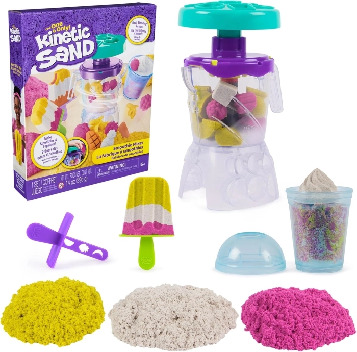 kinetic sand - smoothie mixer