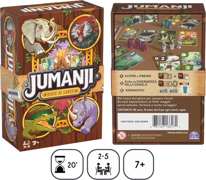 jumanji il gioco di carte