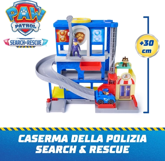 paw patrol - search and rescue - stazione di polizia