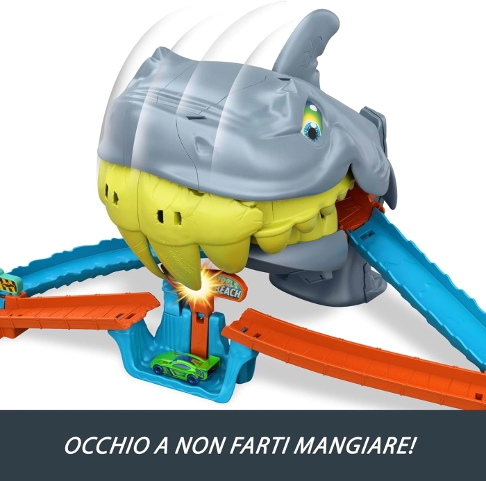 hot wheels - attacco del mega squalo