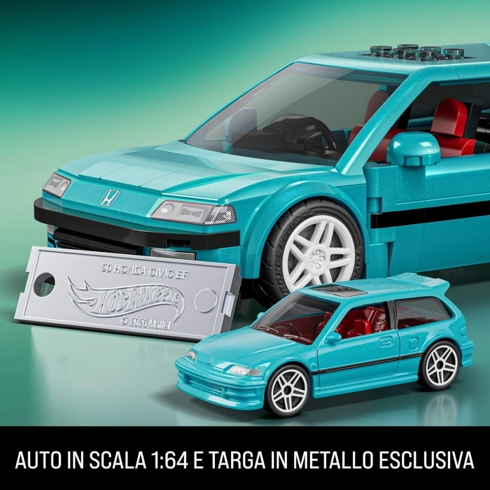 mattel brick shop hw honda civic ef custom '90