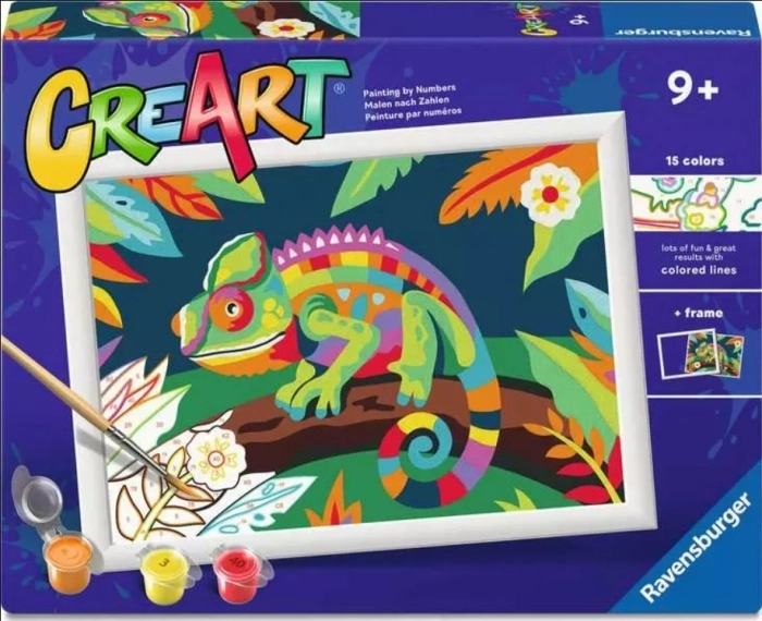 creart - serie d - camaleonte variopinto