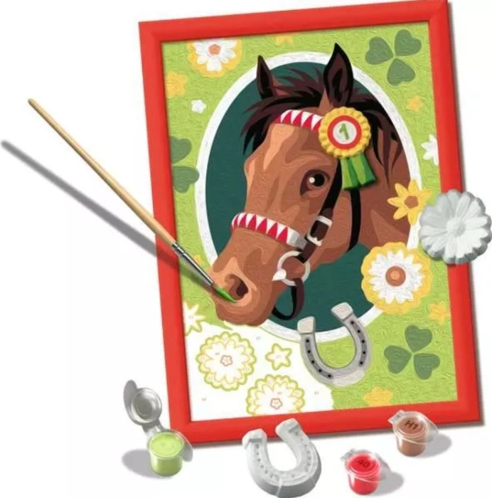 creart - serie d con gesso 3d - cavallo