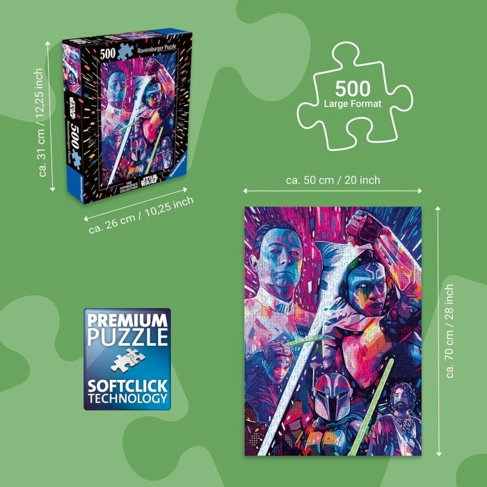 star wars - ahsoka - puzzle 500 pezzi