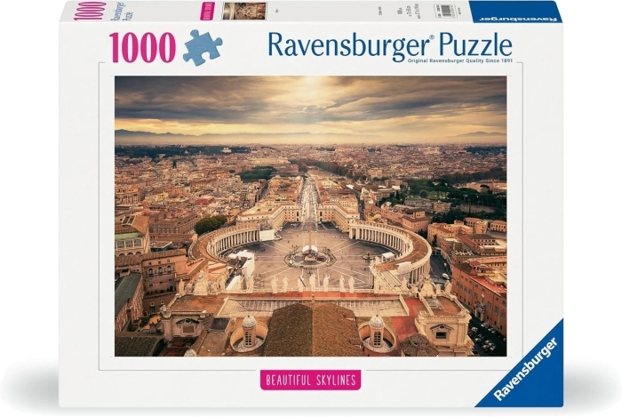 roma - mediterranean place - puzzle 1000 pezzi