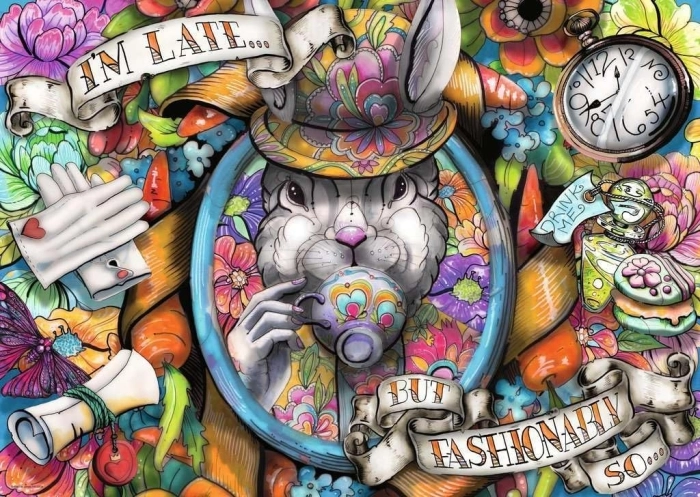 elegante ritardo - puzzle 1000 pezzi