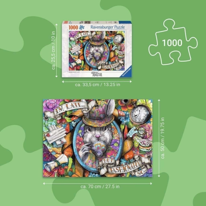 elegante ritardo - puzzle 1000 pezzi