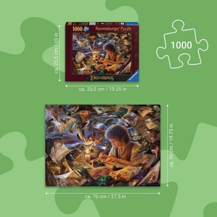 viaggio di frodo - puzzle 1000 pezzi