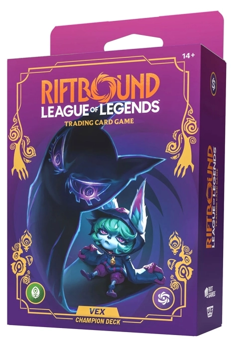 league of legends - riftbound: unleashed - champion deck: vex (eng)