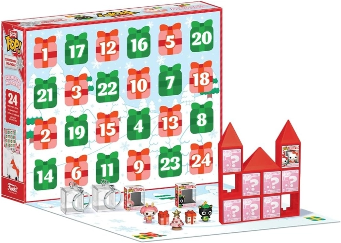 hello kitty & friends - bitty pop calendario dell'avvento 24 giorni