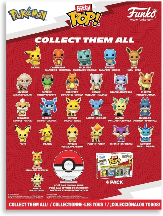 pokemon - bitty pop calendario dell'avvento 24 giorni