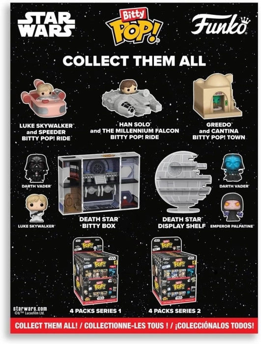 star wars - bitty pop calendario dell'avvento 24 giorni