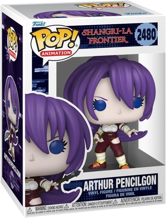 shangri-la frontier: arthur pencilgon 9 cm - funko pop! 2480
