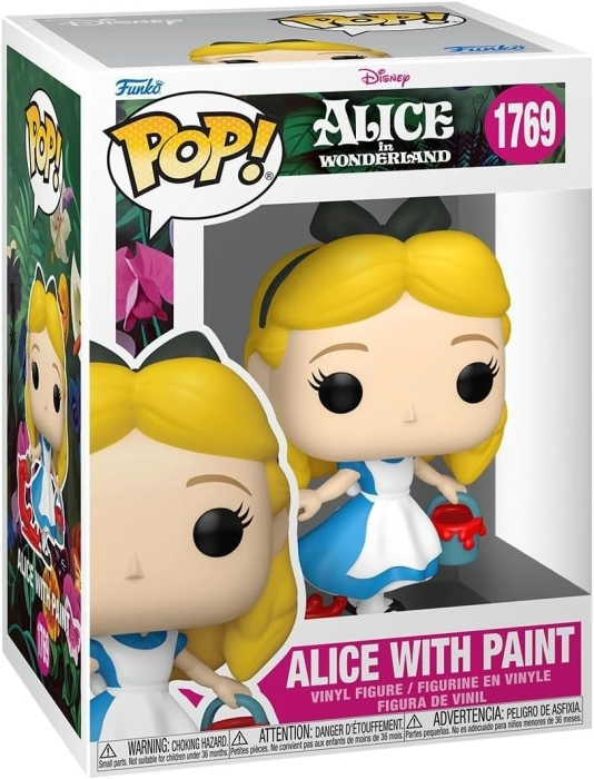 alice in wonderland - alice with paint 9 cm - funko pop! 1769