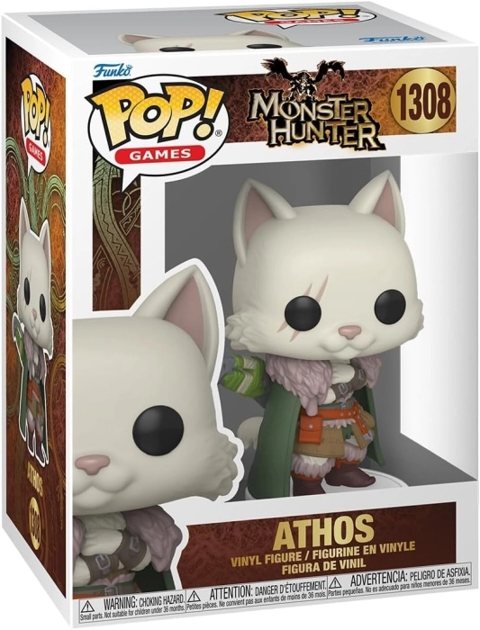 monster hunter wilds: athos 9 cm - funko pop! 1308