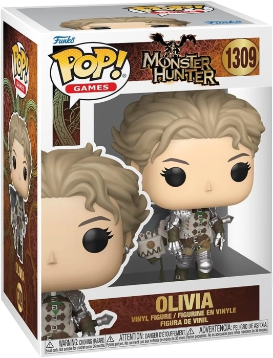 monster hunter wilds: olivia 9 cm - funko pop! 1309