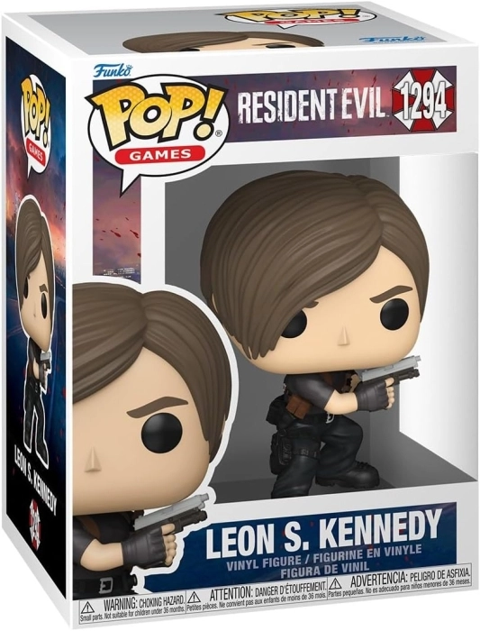 resident evil: leon kennedy 9 cm - funko pop! 1294