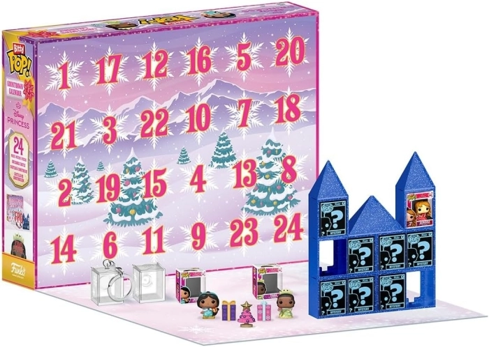 disney princess - bitty pop calendario dell'avvento 24 giorni