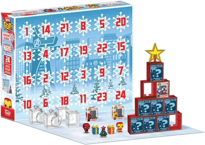 marvel - bitty pop calendario dell'avvento 24 giorni