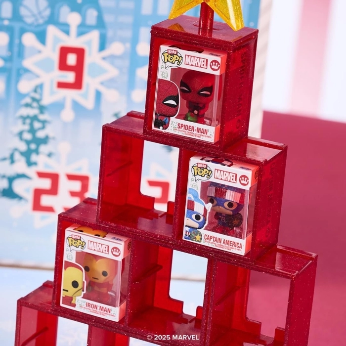 marvel - bitty pop calendario dell'avvento 24 giorni