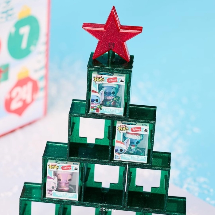 stitch - stitch holiday - bitty pop calendario dell'avvento 24 giorni