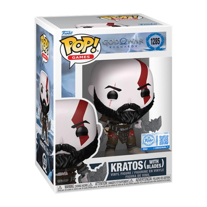 god of war: kratos w/ blades 9 cm - funko pop! 1285