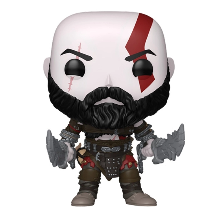 god of war: kratos w/ blades 9 cm - funko pop! 1285