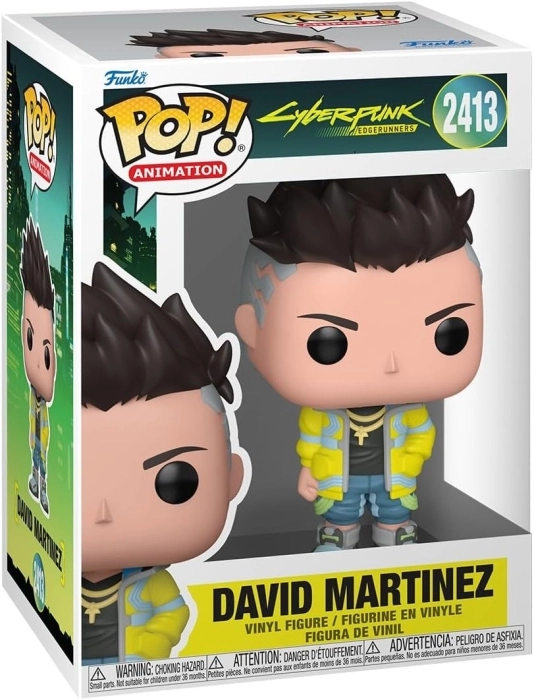 cyberpunk edgerunners: david 9 cm - funko pop! 2413