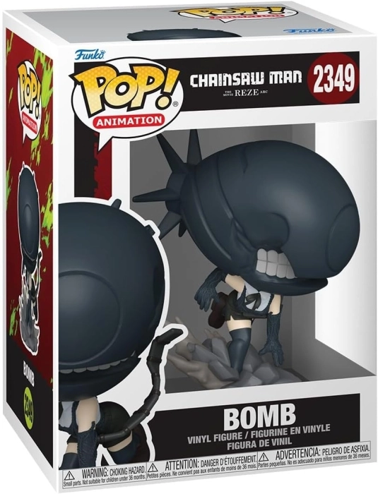 chainsaw man:  bomb 9 cm - funko pop! 2349
