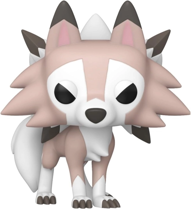 pokemon: lycanroc (midday) 9 cm - funko pop! 1210