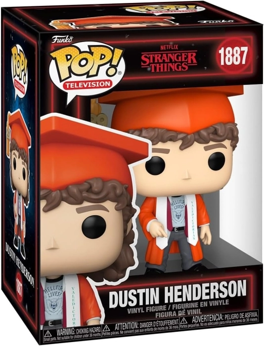 stranger things: dustin 9 cm - funko pop! 1887