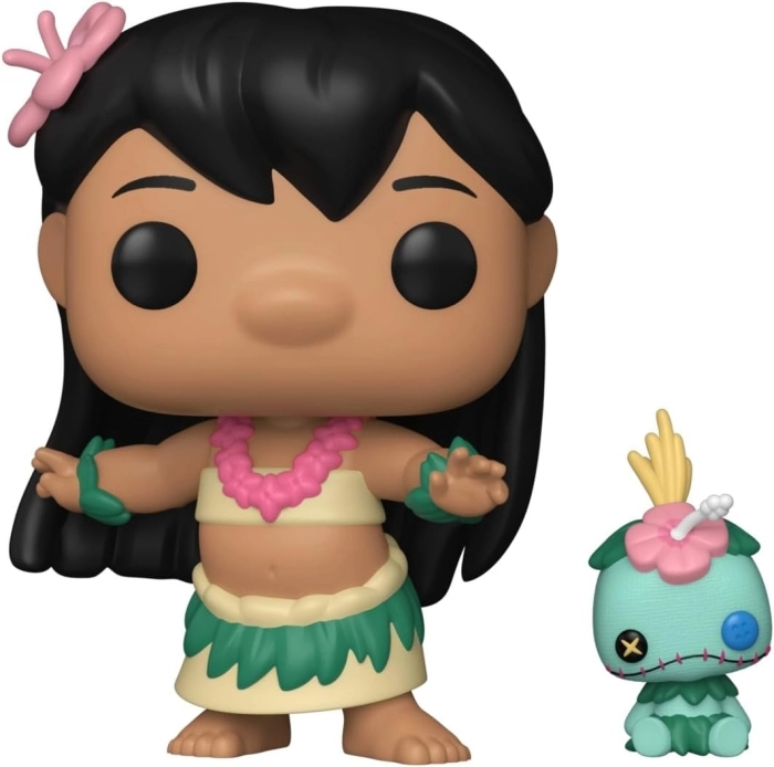 lilo & stitch - hula lilo w/scrump 9 cm - funko pop 1741