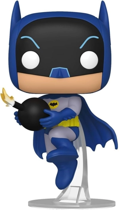 heroes: batman 1966 - batman w/bomb 9 cm - funko pop 624