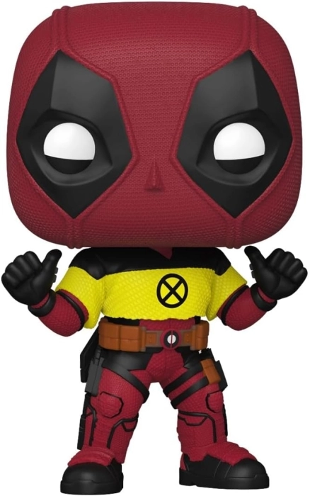 marvel: deadpool 2- deadpool w/ xmen shirt 9 cm - funko pop 1582